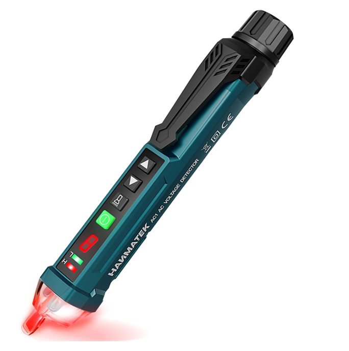 Non-Contact Voltage Tester (NCV) with Vibration Alert