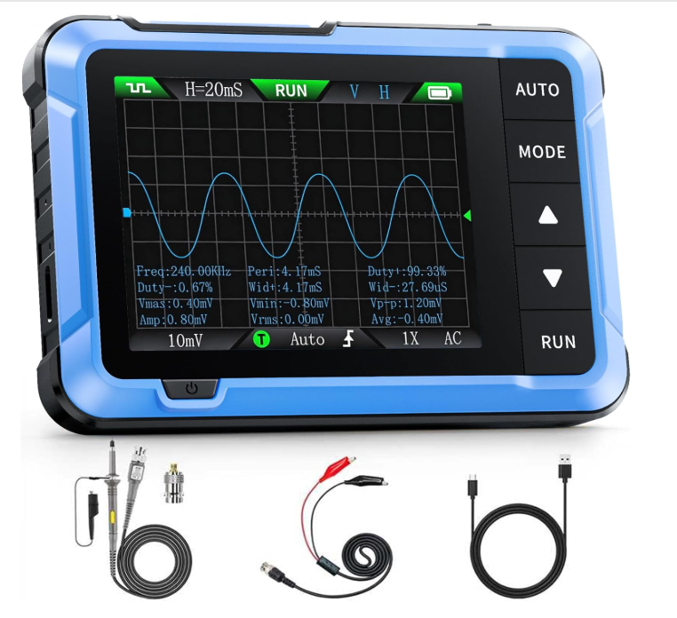 Pocket USB-C Oscilloscope (10 MHz)