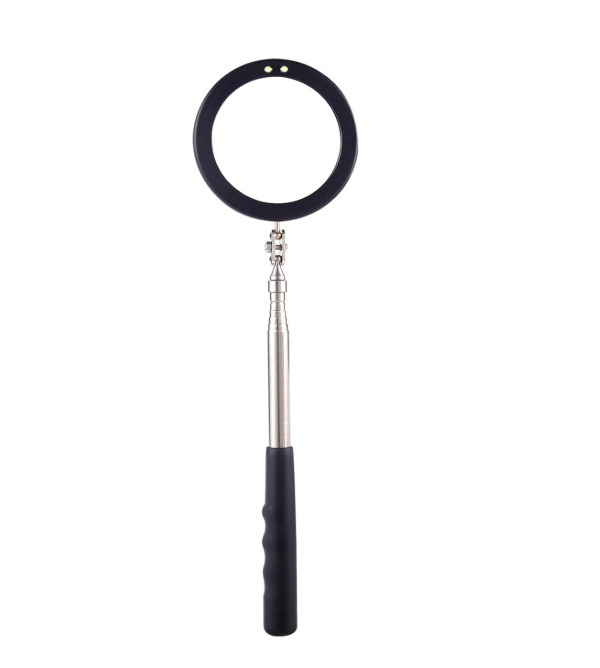 Telescopic Inspection Mirror with LED Light