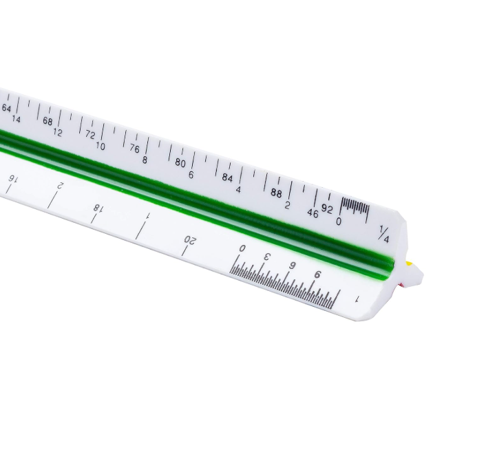 Triangular Architectural Scale Ruler